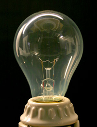 Banning incadescent bulbs