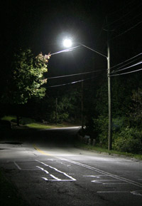 Outdoor street lighting