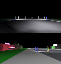 Renderings for new crosswalk lighting scheme (click for larger image)
